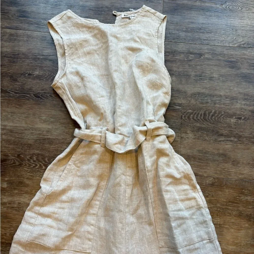 Reformation Naomi linen jumpsuit